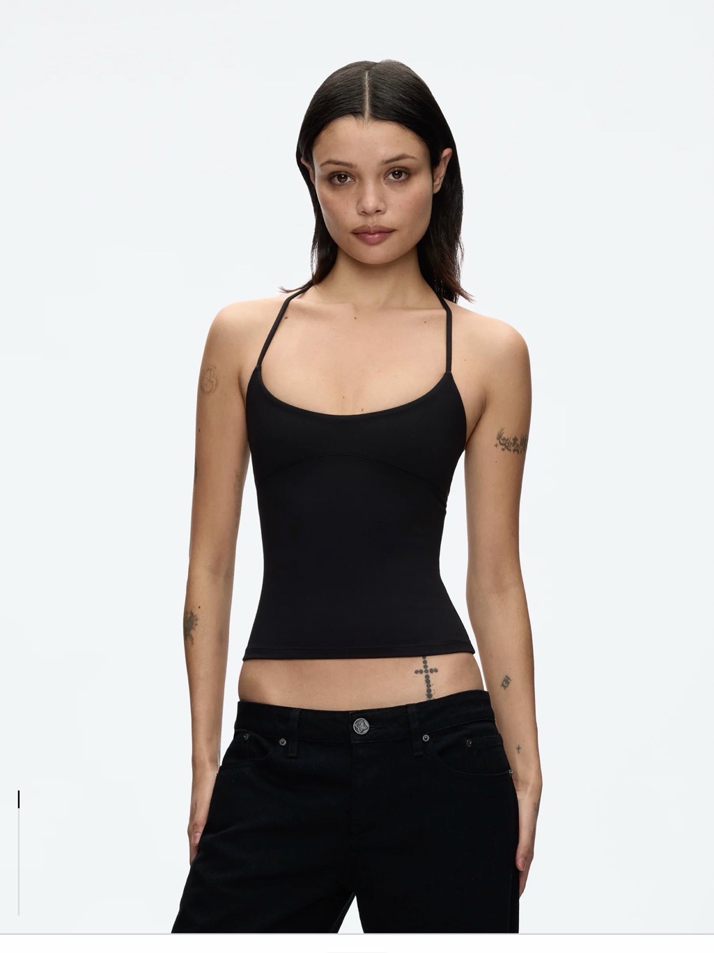 Nwt Tank Air Service Tank Black Top Shirt Tankair